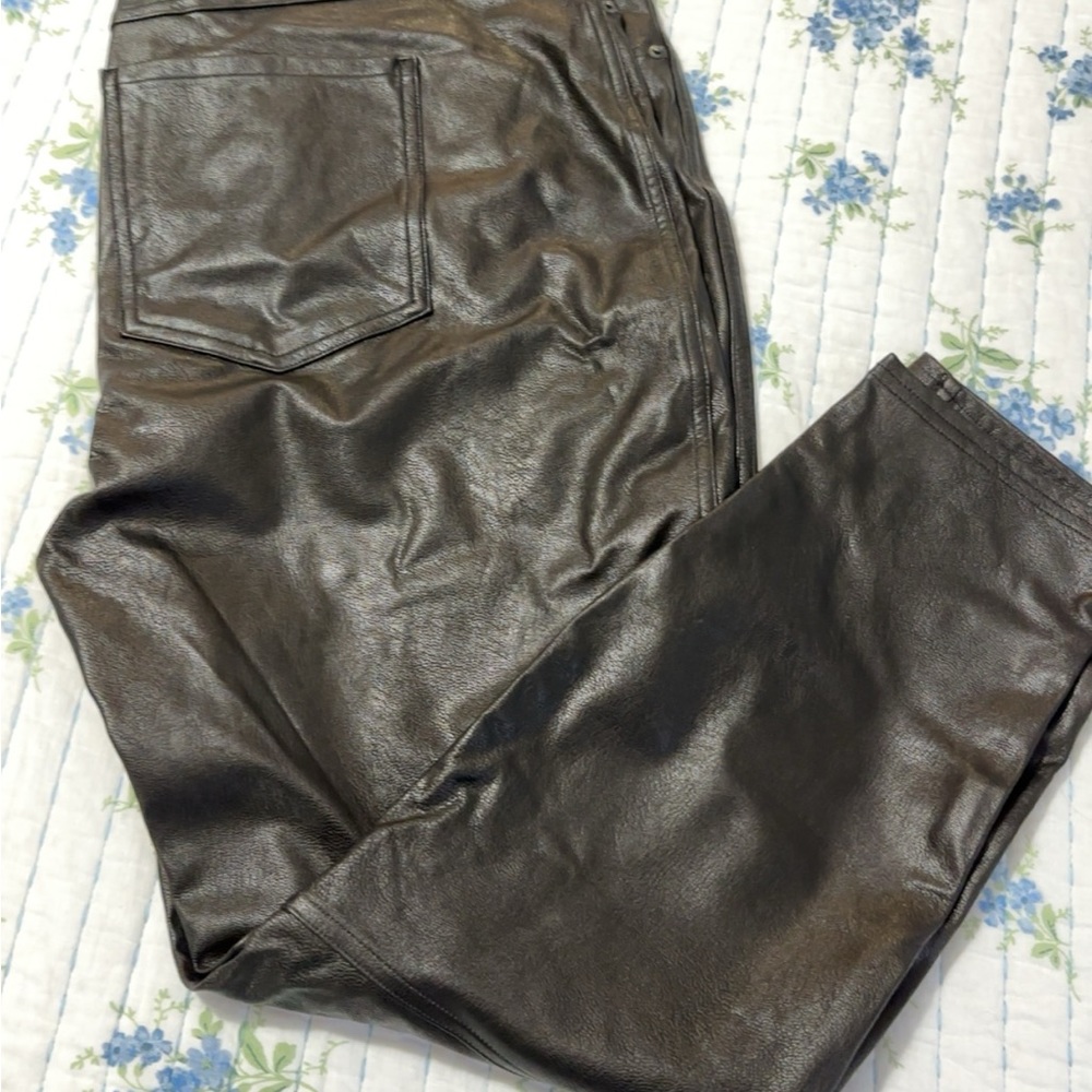 Women’s SPANX brand leather pants